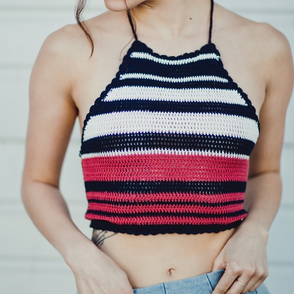 Crotchet Halter Top