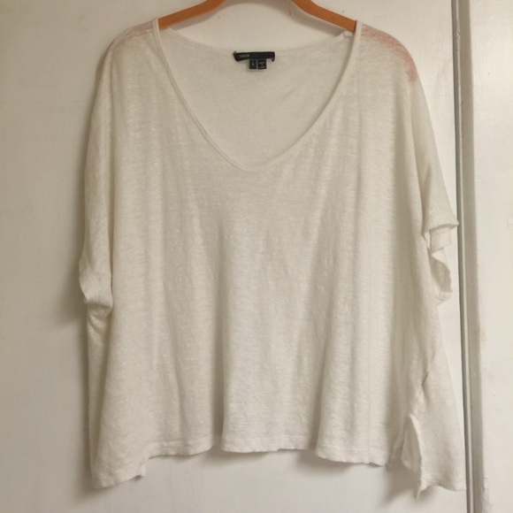 Vince linen breezy top