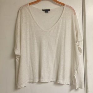Vince linen breezy top