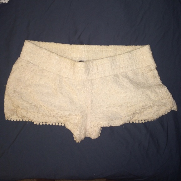 Lace/ crotchet shorts
