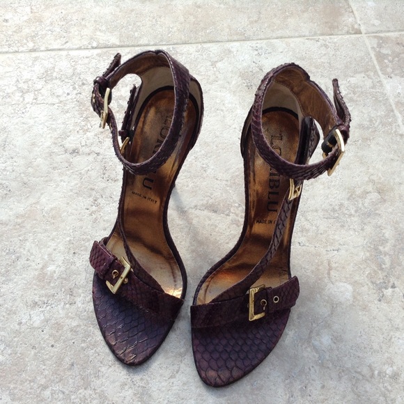 Snake print skin sandals - Picture 3 of 3
