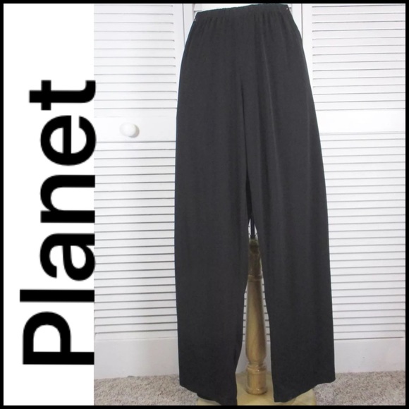 PLANET Navy Wide Leg Pants