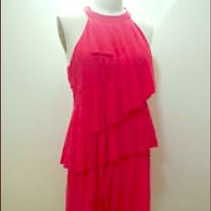 Coral BCBG dress
