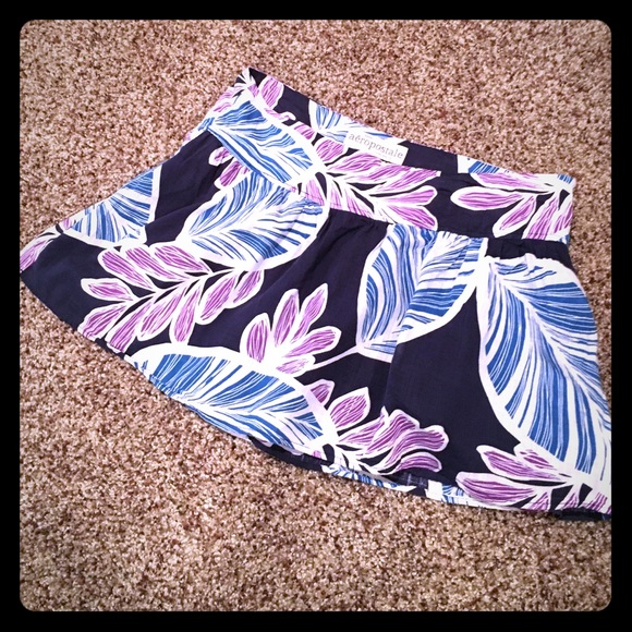 Floral Mini Skirt