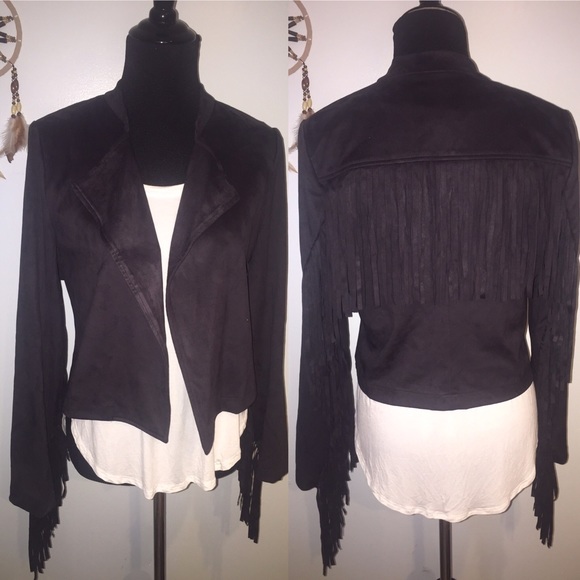 fringe suede jacket