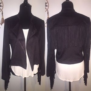 fringe suede jacket