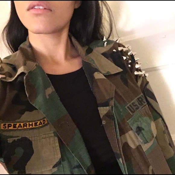 Vintage camo army jacket
