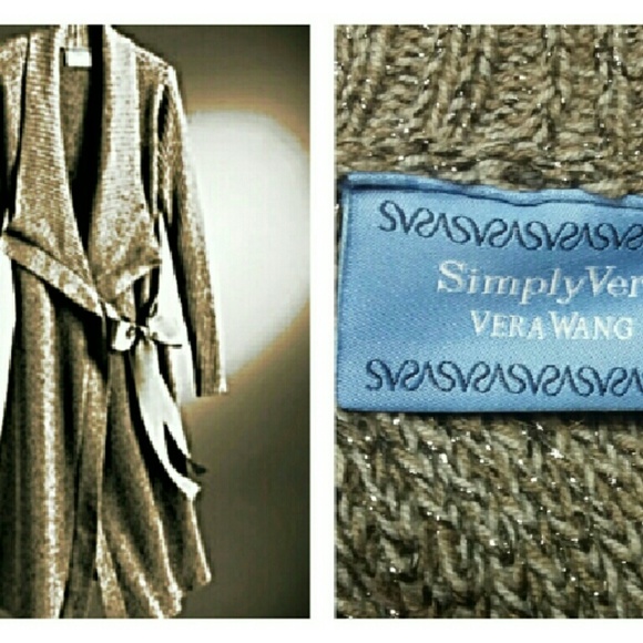 Vera Wang gorgeous sweatercoat never worn