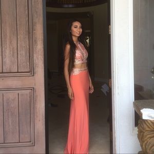 Two piece prom dress!