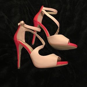 NEW!! Strappy Two Tone Pumps