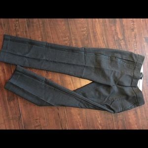 J. Crew wool Campbell pant leather tuxedo.