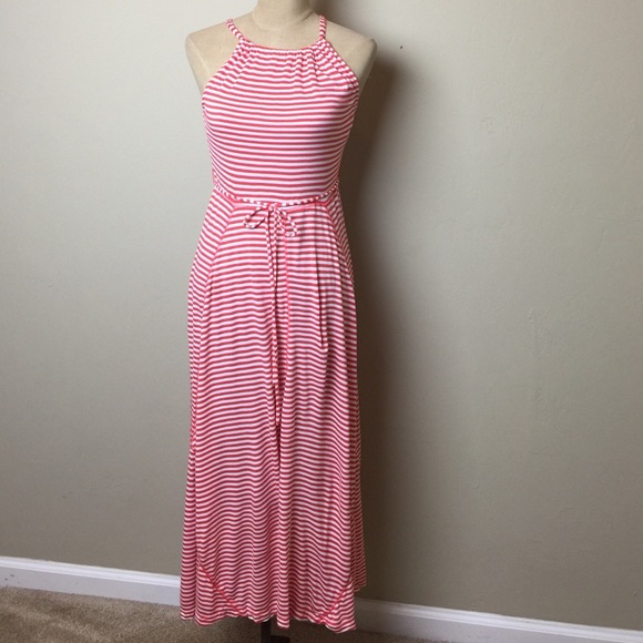 GAP Dresses & Skirts - GAP stripe high low hem maxi dress