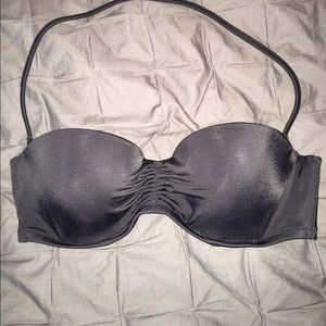 Victoria's Secret Black Bandeau Bikini Top