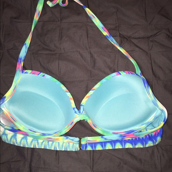 Neon Push Up Bikini Top - Picture 2 of 3