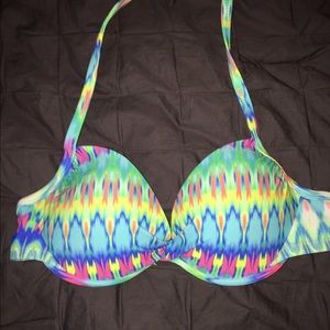 Neon Push Up Bikini Top