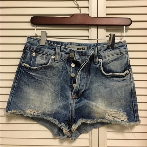 Topshop high waisted shorts