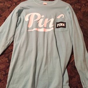 (Victoria's Secret) aqua long sleeve T