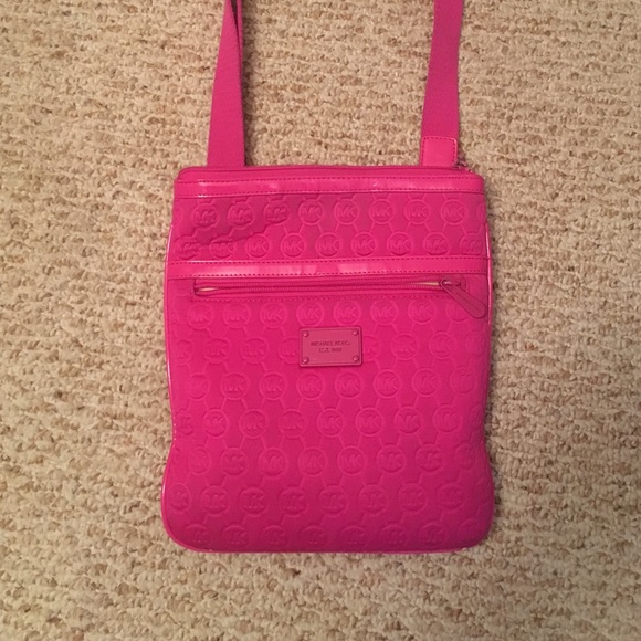 Hot pink Michael Kors crossbody