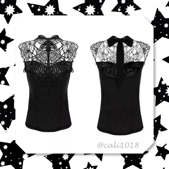 🆕Spider Lace Open Back 5⭐️Popular Top XL-XXXL - Picture 3 of 4