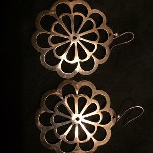 Sterling silver sacred geometry earrings