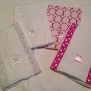 🎉FLASH SALE🎉 SwaddleDesigns Baby Burpies 2 Sets