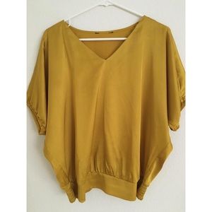 Gold Silk Top