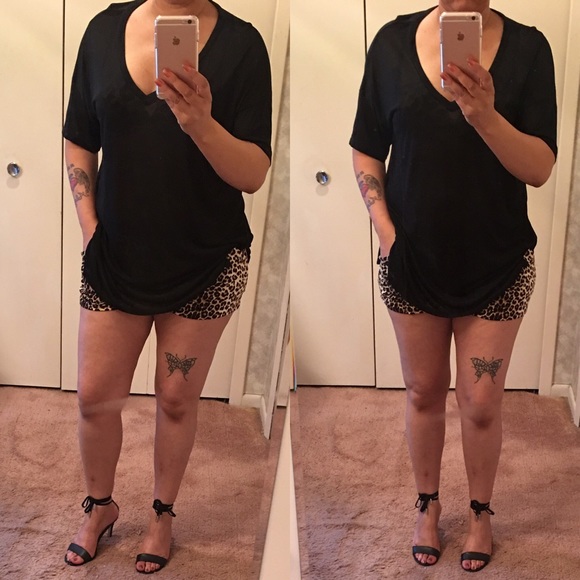 CLOSET CLEAR OUT Leopard Print Shorts - Picture 4 of 4