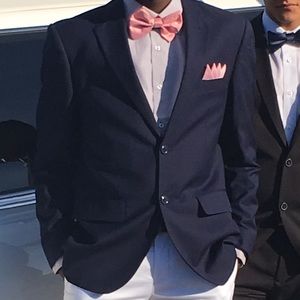 Navy blue sports jacket