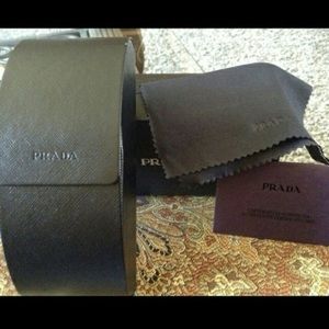 Authentic Prada case with authenticity card.