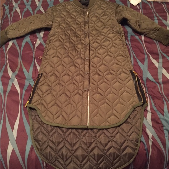 High and low diamond cut jacket brand new