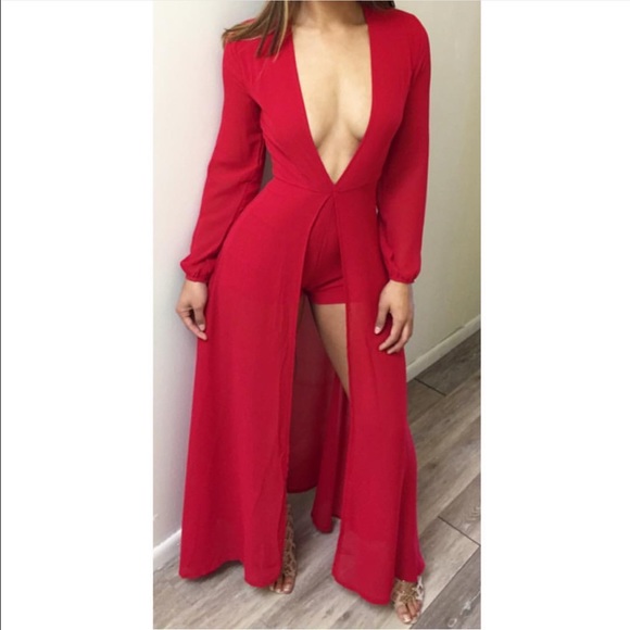 Miami Nights Plunging Neckline Dress - Picture 1 of 4