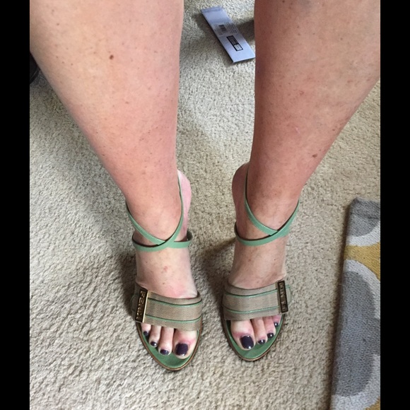 Vintage fendi strappy heels.