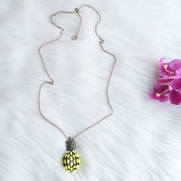 Pineapple long pendant necklace - Picture 7 of 7