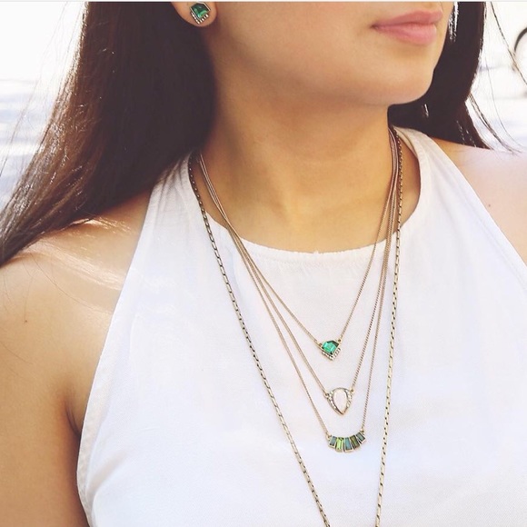 Haveit.Wearit.Loveit Jewelry - Emerald delicate pendant necklace