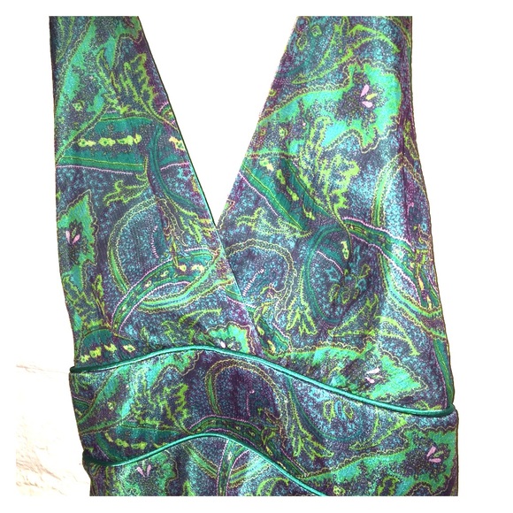 Paisley halter 100% silk