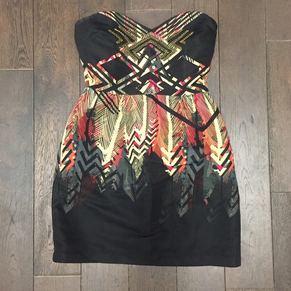 Strapless party dress