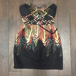 Strapless party dress