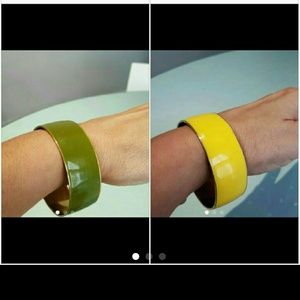 J Crew Enamel Bangle bracelets