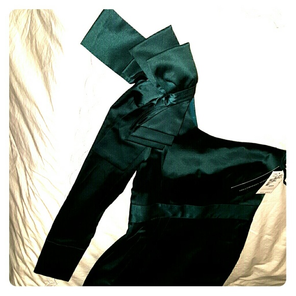 Nwt French connection emerald green cocktail dress
