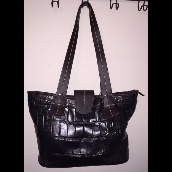 Large leather bag