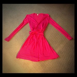 Pink Wrap Dress from Old Navy XS