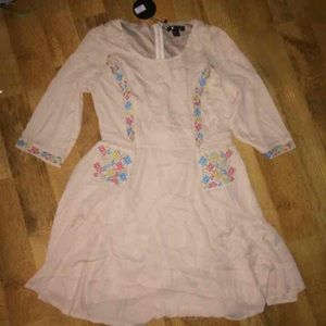 Modcloth embroidered Cutie Brand dress