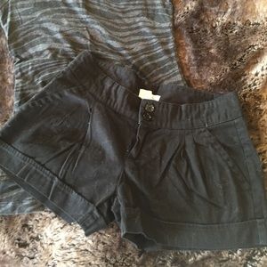 Delia's black shorts
