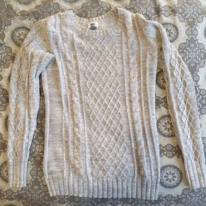 🎉Sweater Sale. Name ur price: Grey Cable Knit