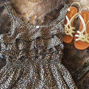Animal print dress
