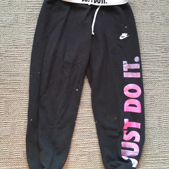 Nike crop sweats