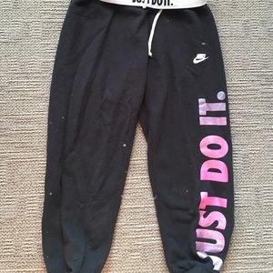Nike crop sweats