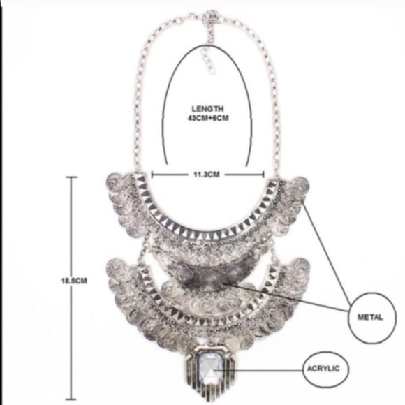 Bohemian style necklace(NWT)last one! - Picture 4 of 4