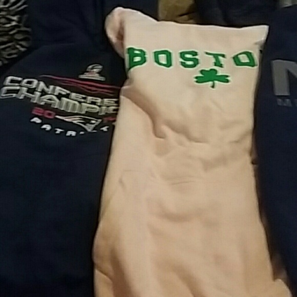3 hoodies one Micheal kors and the others Boston