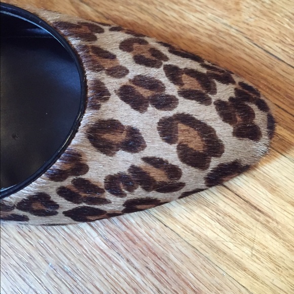 Enzo Angiolini leopard pony-hair heels size 7.5 - Picture 2 of 4